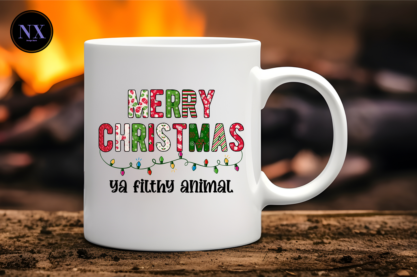 MERRY CHRISTMAS YA FILTHY ANIMAL - Mugs 11oz