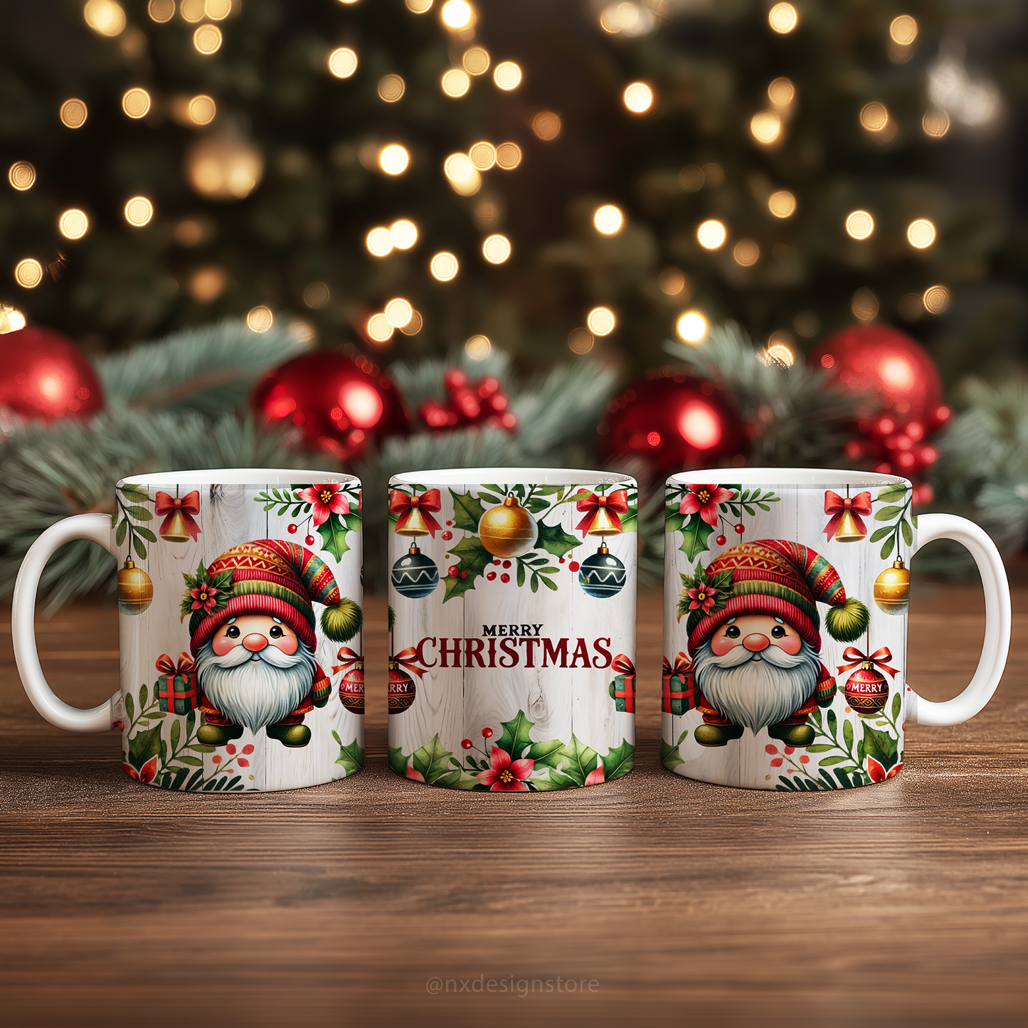 Merry Christmas Santa - Ceramic Mug 11oz