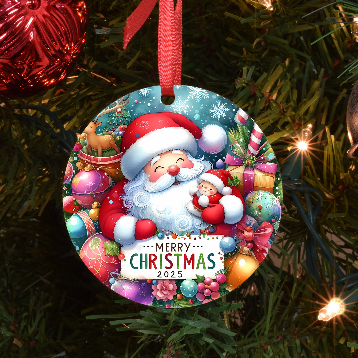 Merry Christmas from Santa - ORNAMENT