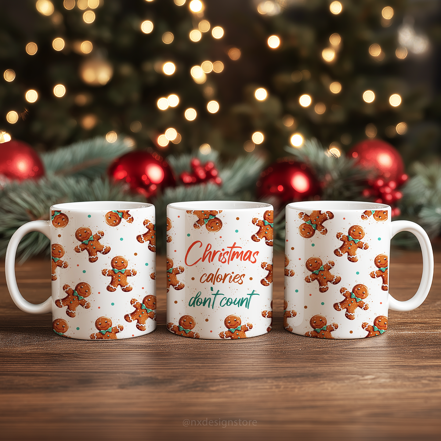 Calories don't count - Ceramic Mug 11oz