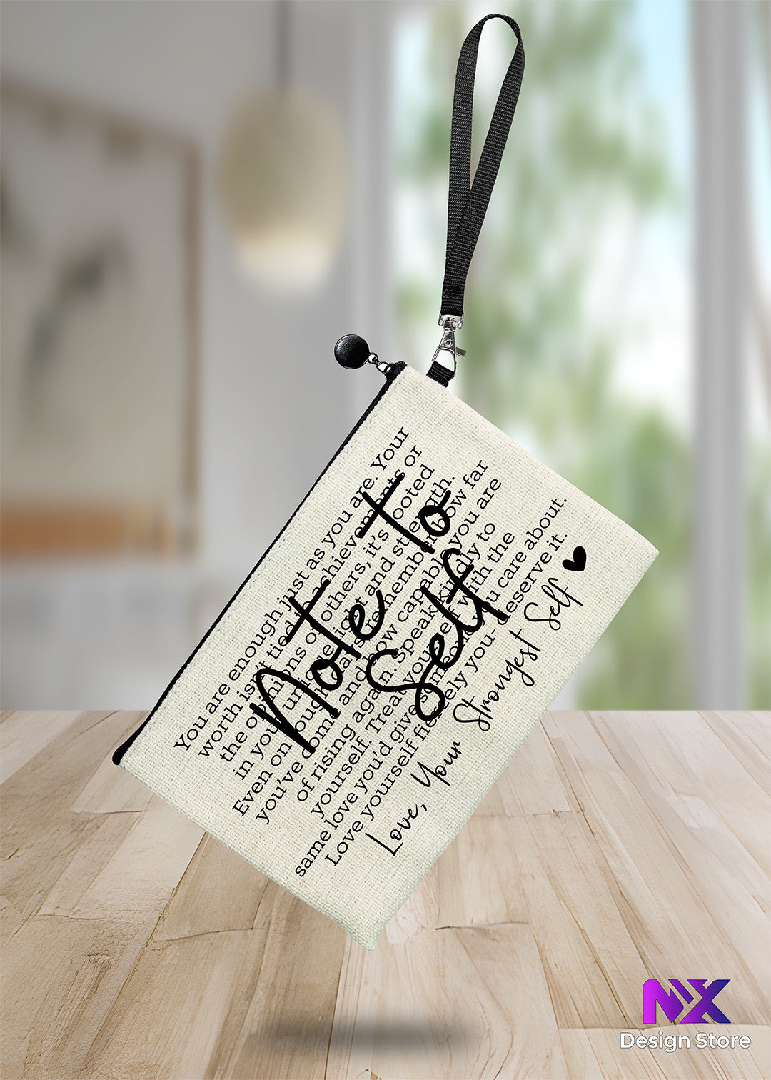 Note to Self - Cosmetic Bag