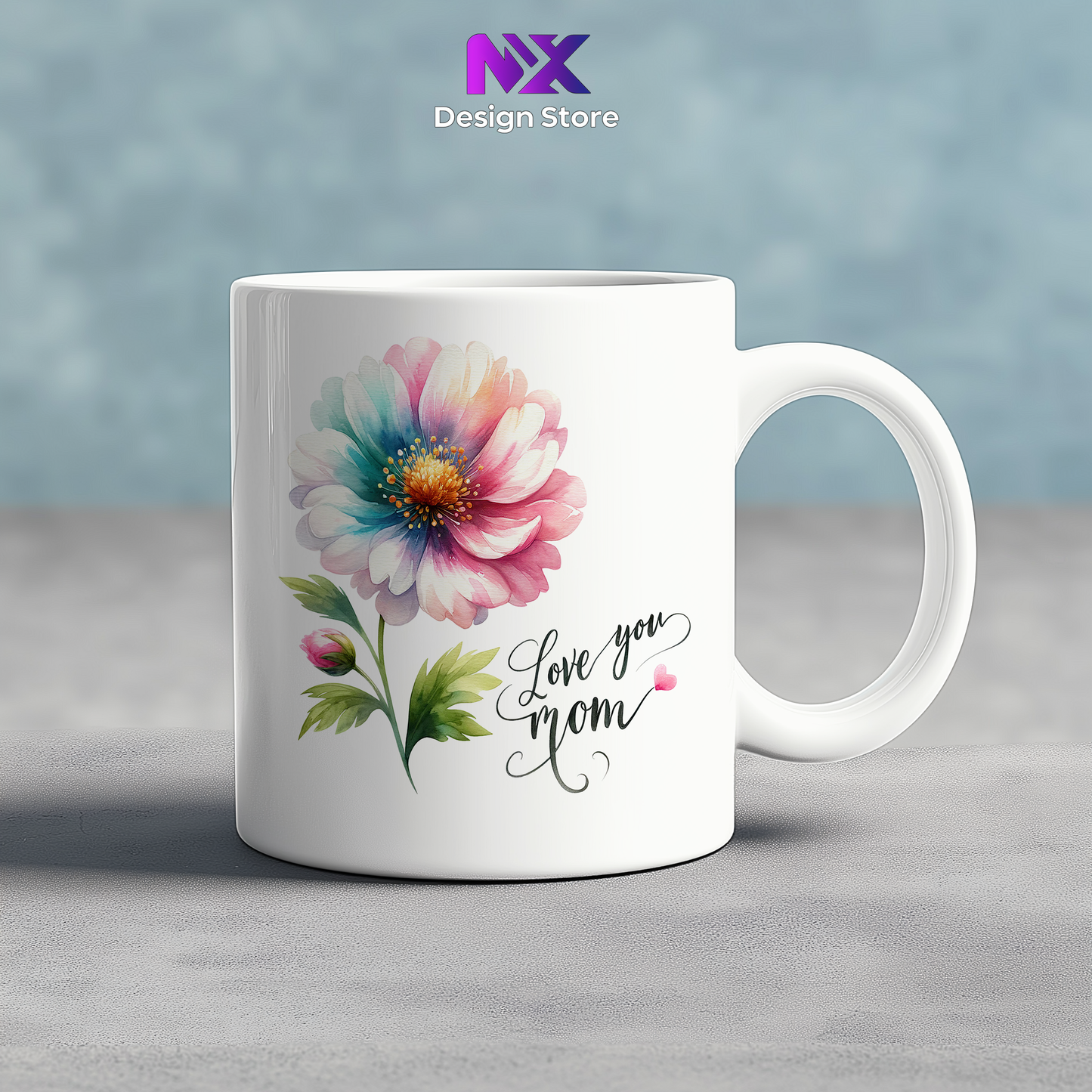 Love you Mom - Ceramic Mug