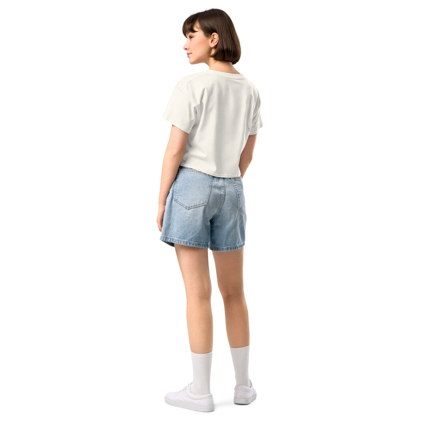 Women’s crop top - Retro Sunset