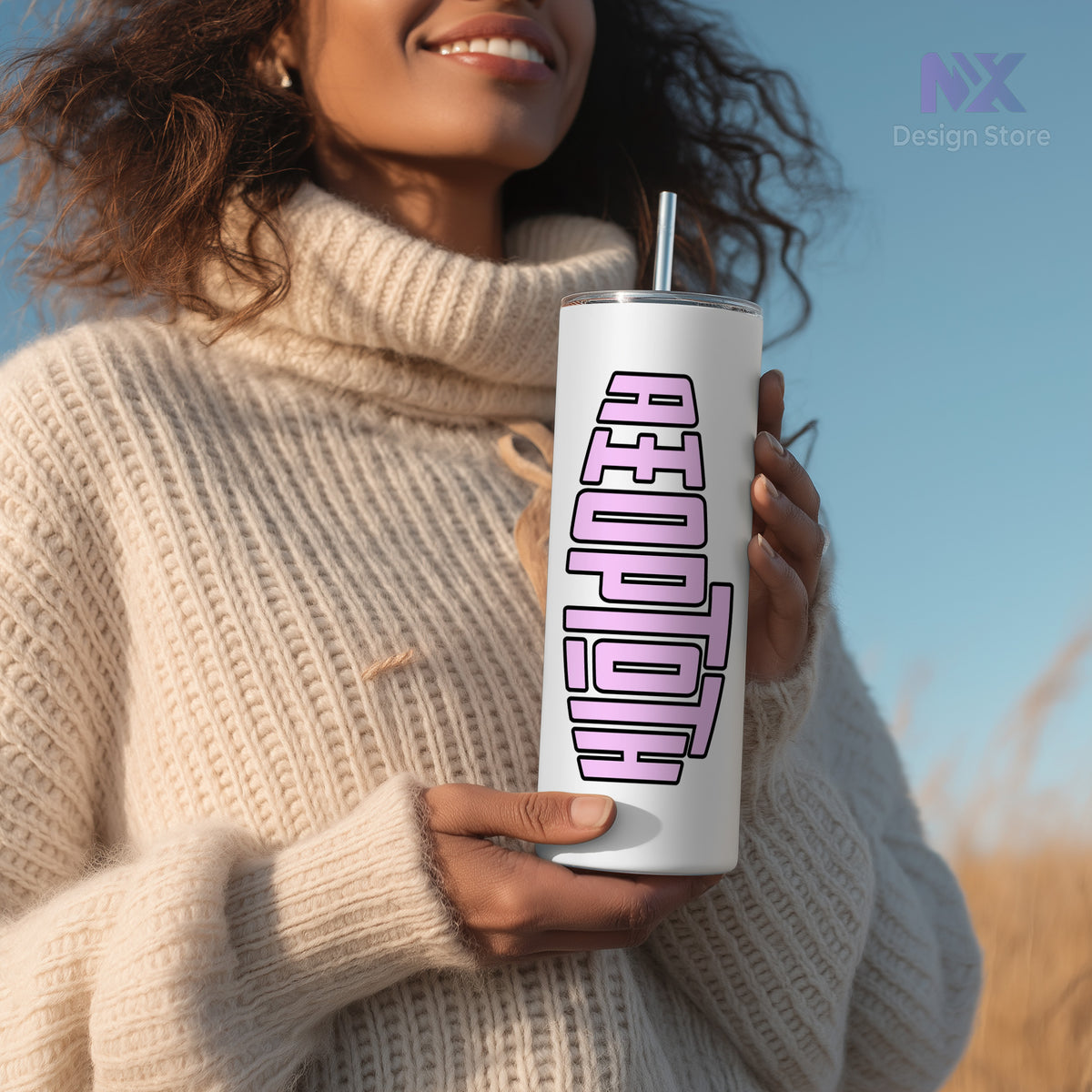 ΑΞΟΡΤΩΤΟΣ/ΑΞΟΡΤΩΤΗ - Skinny Tumbler with Straw