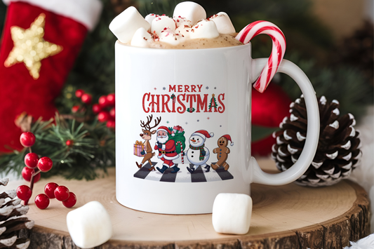 Crossing Road Merry Christmas - Mug 11oz