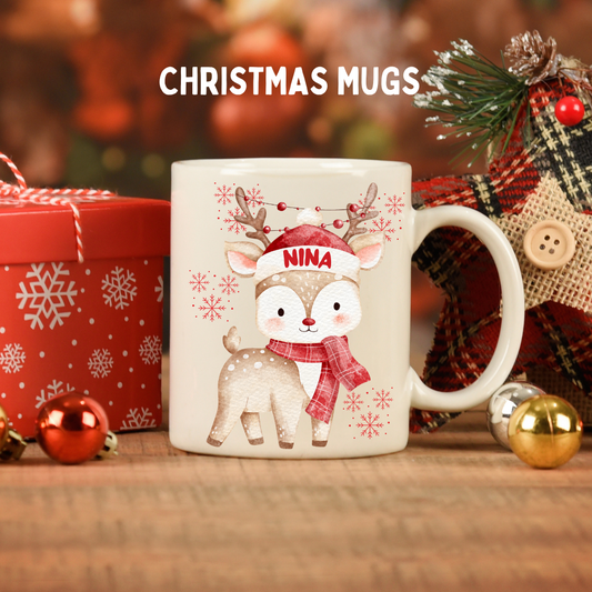 Cute Reindeer - Ceramic Mug 11oz