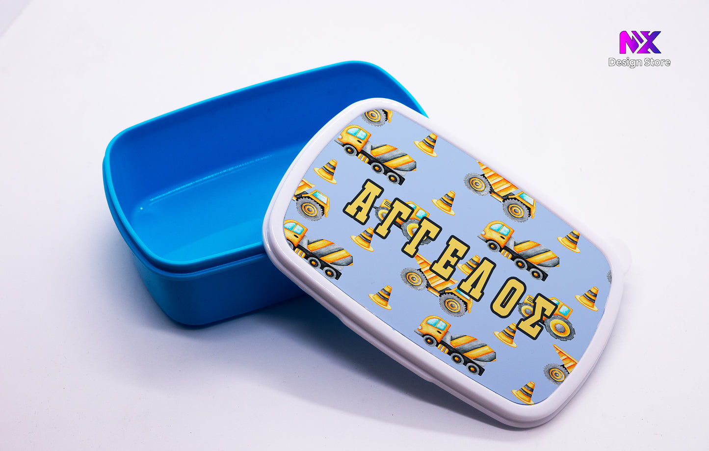 Constructions - Light Blue Lunch Box