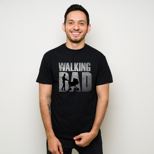 Walking DAD - Men's Black T-Shirt