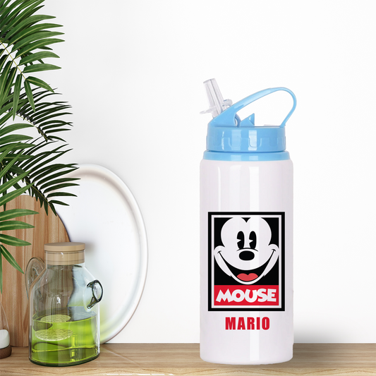 Mouse - Blue Aluminum Bottle