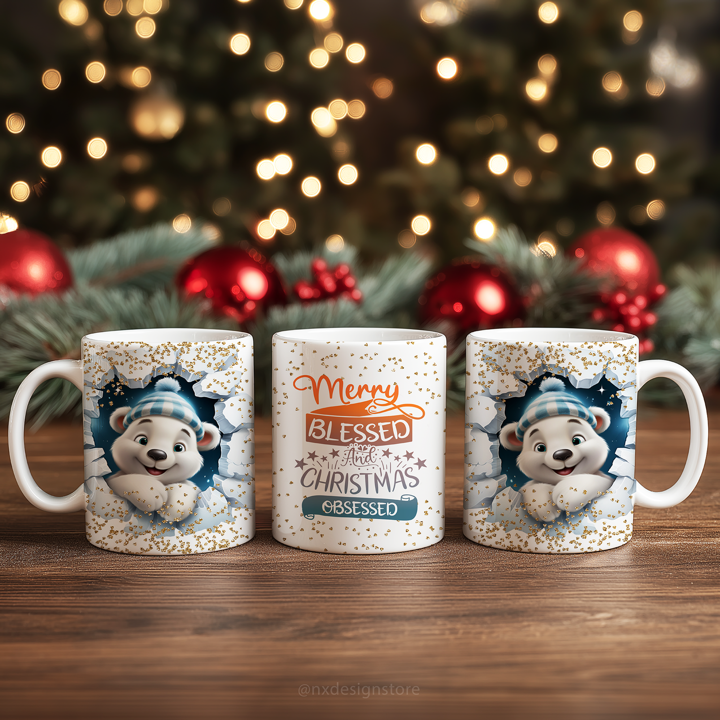 Snow Bear - Ceramic Mug 11oz