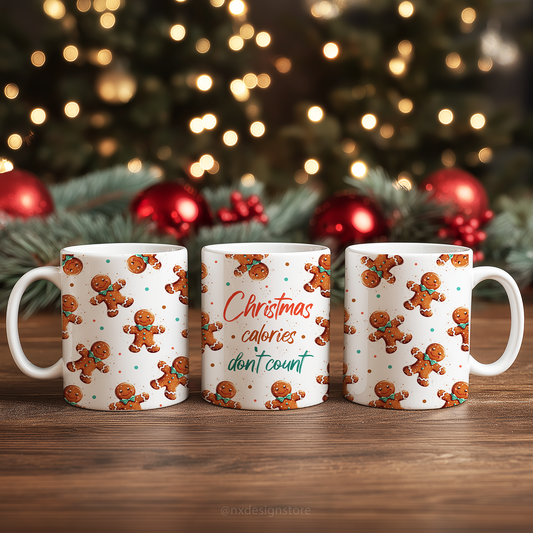 Calories don't count - Ceramic Mug 11oz