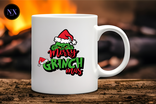 GREEN MERRY CHRISTMAS - MUG 11oz