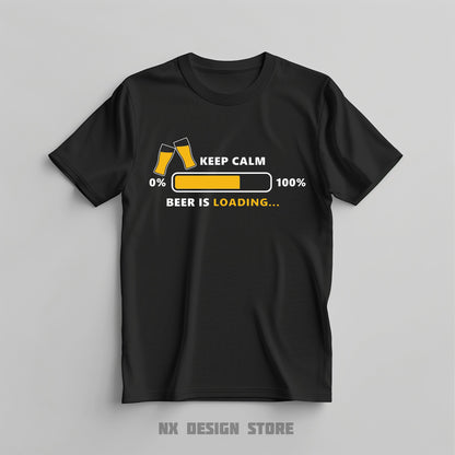 Keep calm beer is loading - Unisex T-Shirt