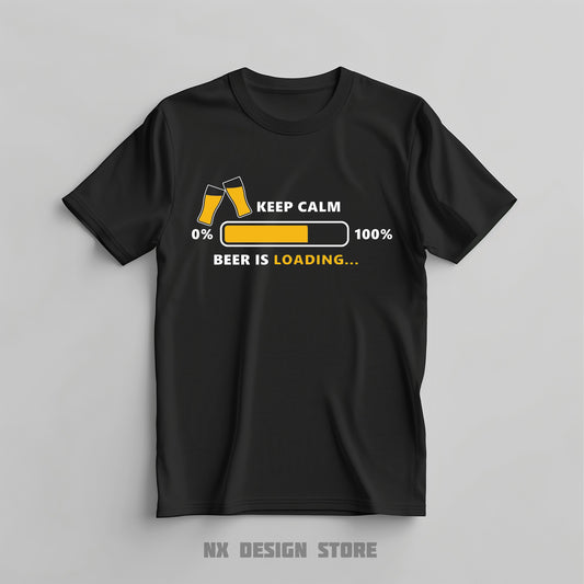 Keep calm beer is loading - Unisex T-Shirt