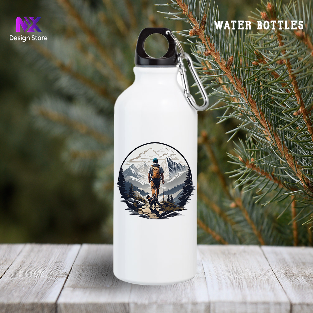 MOUNTAIN TRAVELLER - Aluminum Water Bottle 600ml