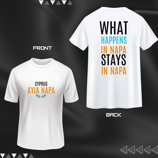 What Happens In Napa Stays In Napa - Softline Unisex T-Shirt