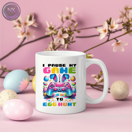 I PAUSE MY GAME TO EGG HUNT - Mug 11oz