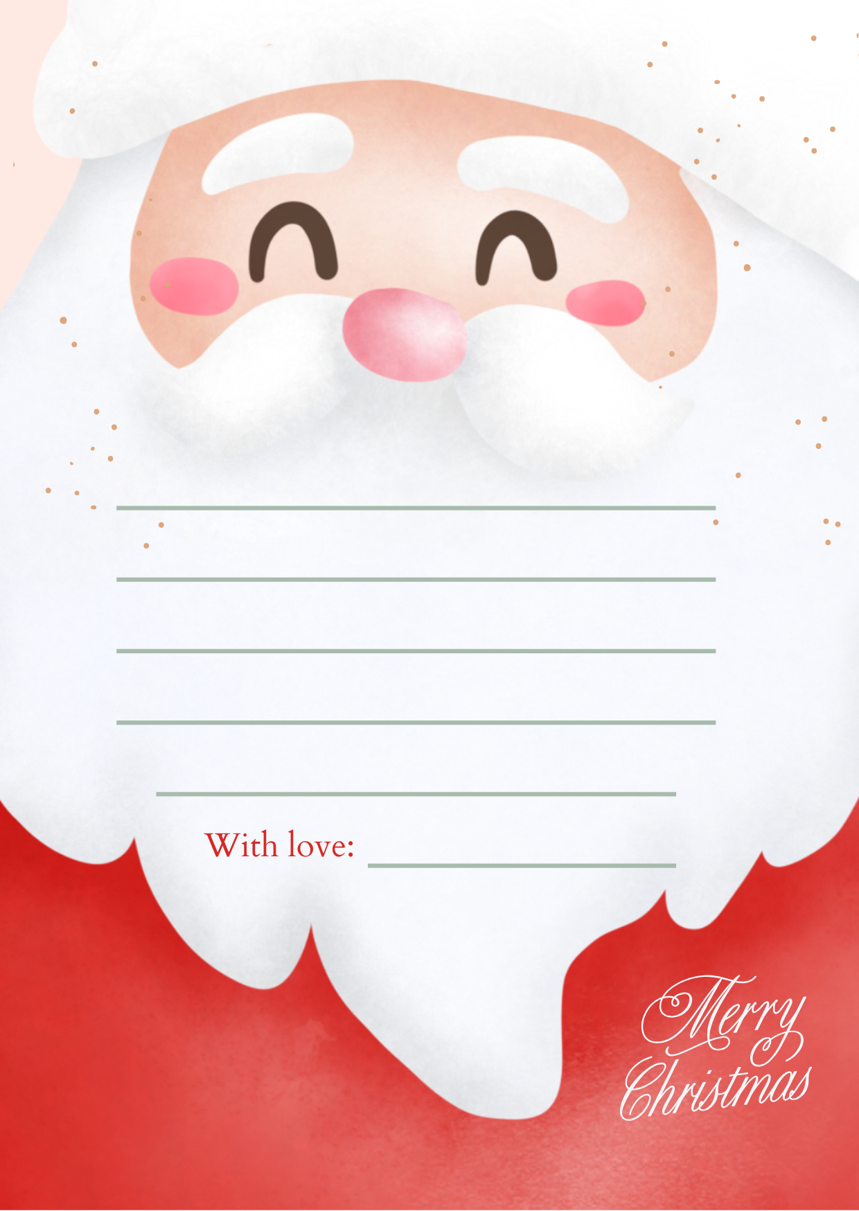 Christmas Message Card