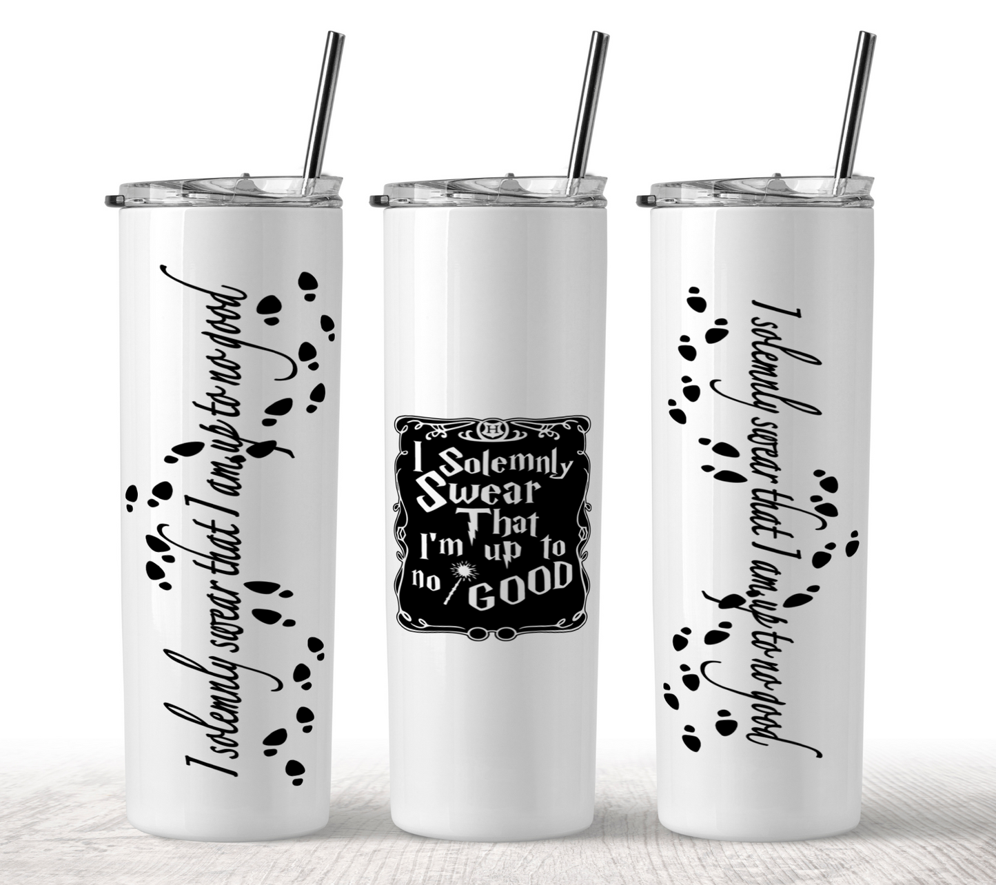 Skinny Tumbler - Harry Potter Mischief Managed Sips